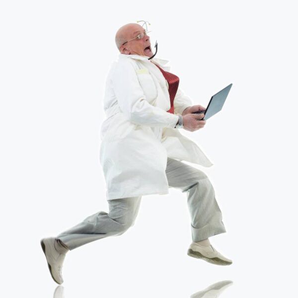 medico corriendo